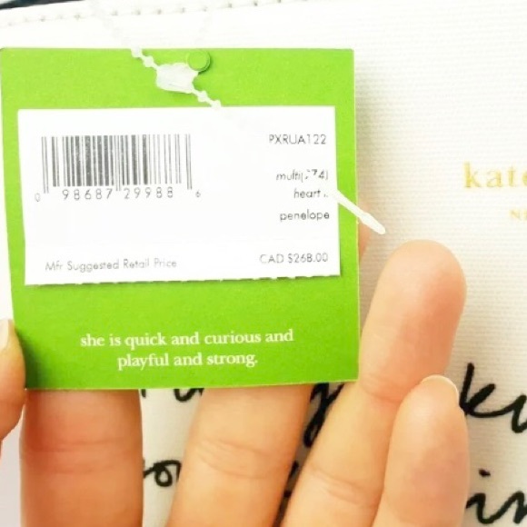 Kate Spade Penelope Heart It Tote shoulder Bag - Picture 4 of 7